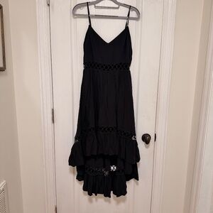 Black High-Low Dress